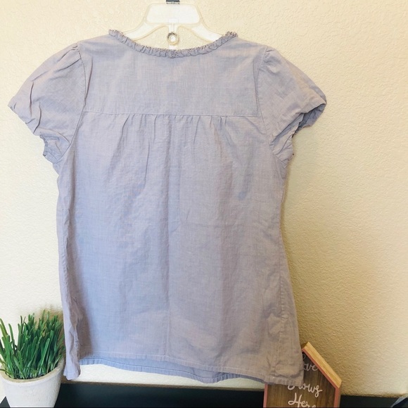 Liz Lange Maternity 🤰🏼top gray Large EUC - Picture 3 of 5